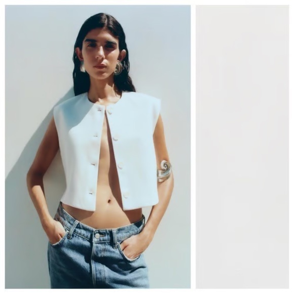 Zara White Top